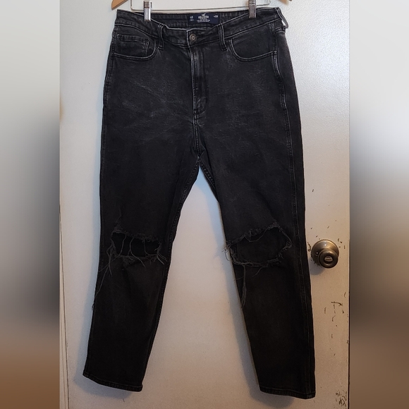Hollister Black Relaxed Jeans Classic Denim Style - Picture 2 of 6